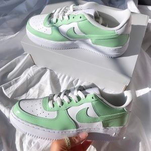 Nike Air Force 1 Spruce Aura Custom
